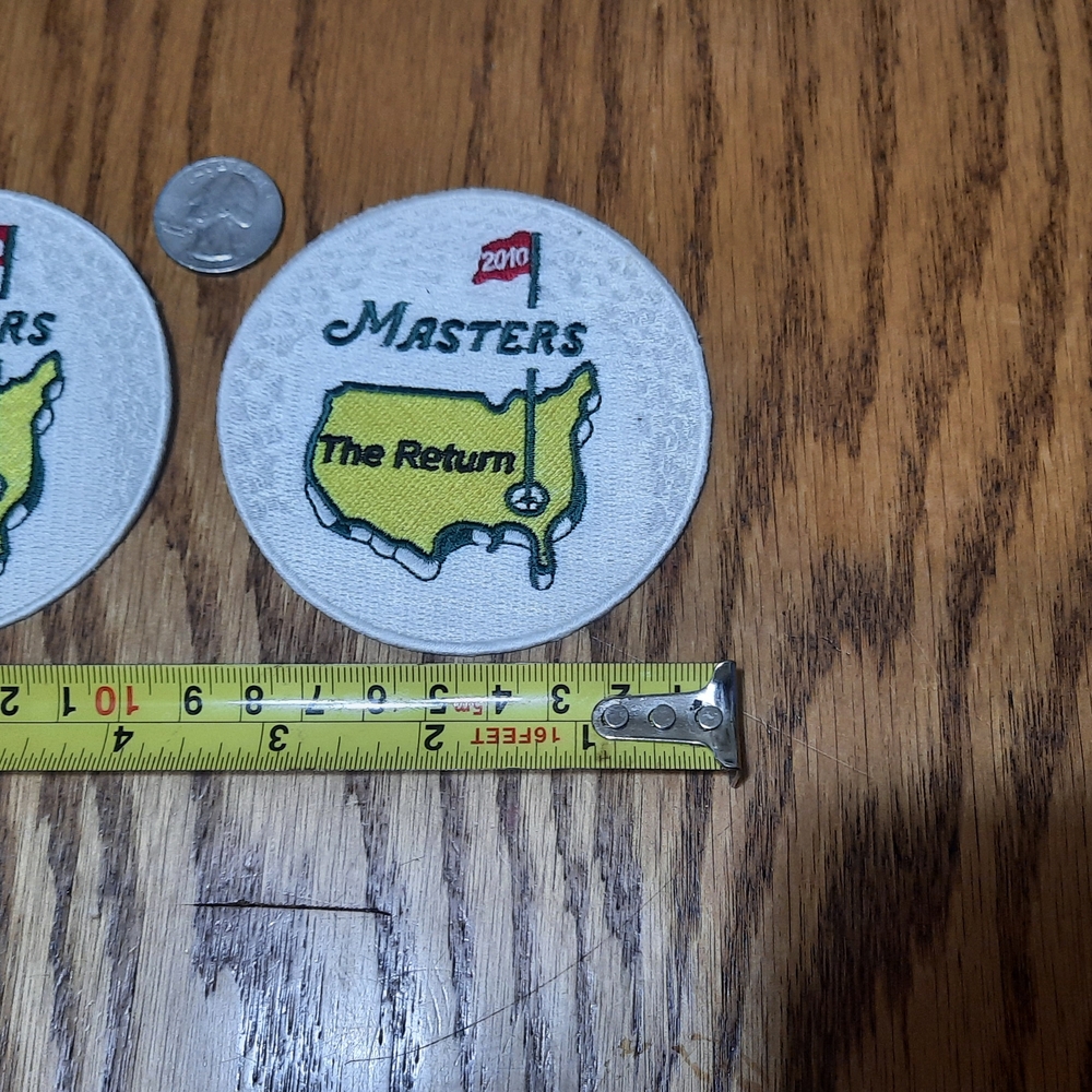 Masters 2010 Golf Patch LOT OF 2